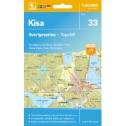 33 Kisa Sverigeserien 1:50 000